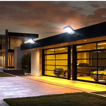 Solar Outdoor Lights: 2PCS-LED Waterproof Motion Sensor Security Lamp