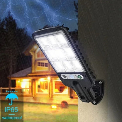Solar Outdoor Lights: 2PCS-LED Waterproof Motion Sensor Security Lamp