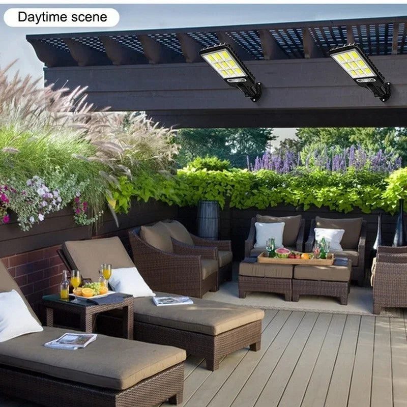 Solar Outdoor Lights: 2PCS-LED Waterproof Motion Sensor Security Lamp